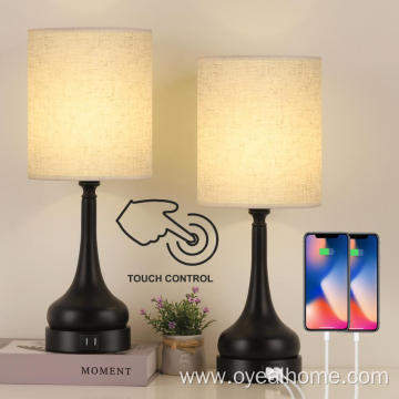 Touch Control Table Lamps Set of 2